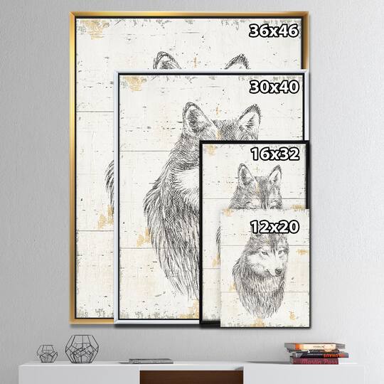 Designart - Wolf Wild and Beautiful III